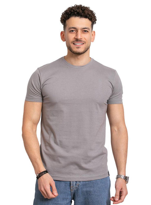Forest Grey Round T-Shirt - Khotwh