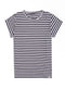 Forest Grey Striped Short - Sleeve - Khotwh