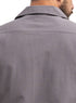 Forest Grey Tennis Collar Linen Shirt - Khotwh
