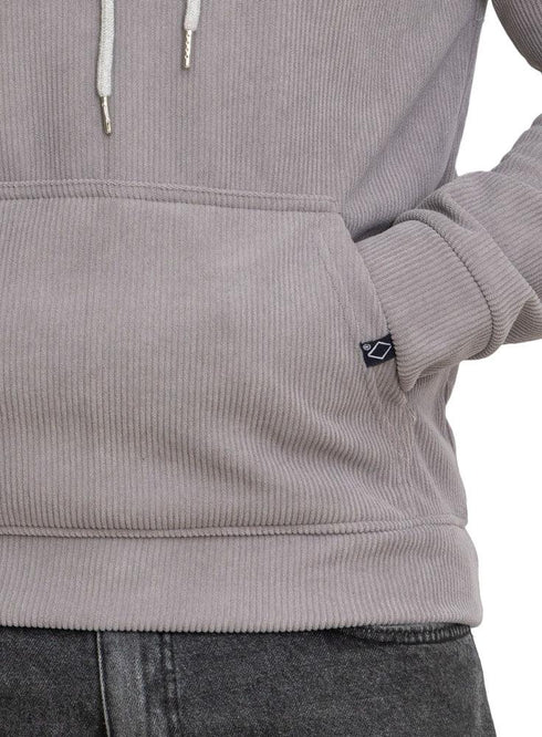 Forest Grey Velvet Hoodie - Khotwh