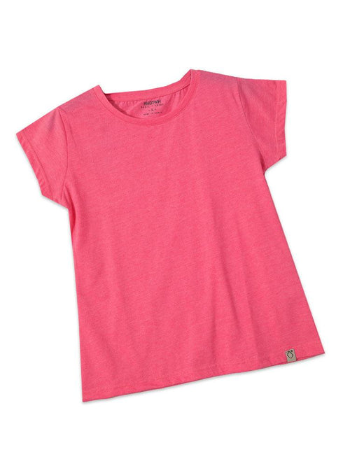 Fuchsia Pink B - Short - Sleeve - Khotwh