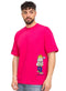 Fuchsia Pink Design 3516VIG - O - S Round T-shirt - Khotwh