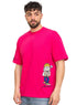 Fuchsia Pink Design 3516VIG - O - S Round T-shirt - Khotwh
