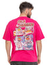 Fuchsia Pink Design 3717VIG - O - S Round T-shirt - Khotwh