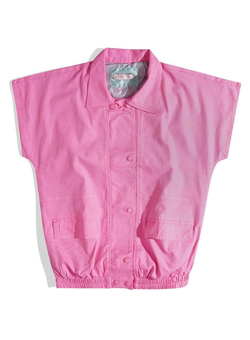 Fuchsia Pink RD - Gabardine Vest - Khotwh