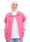 Fuchsia Pink RD - Gabardine Vest - Khotwh