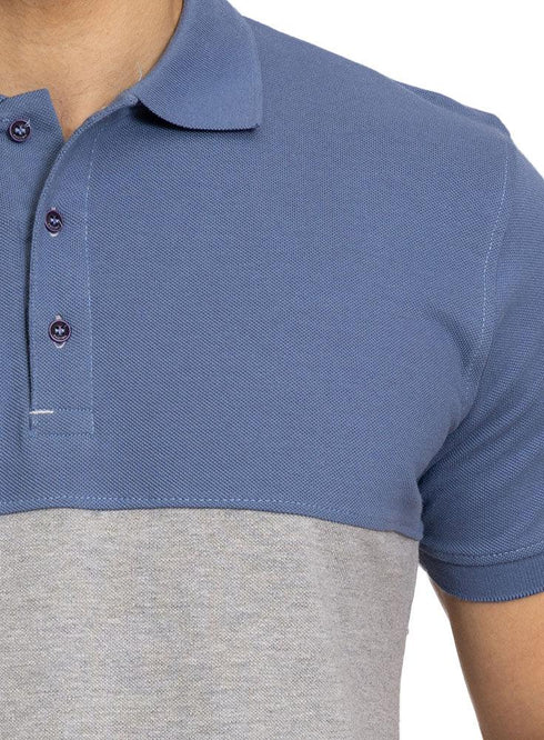 G - Jeans C - block Polo Shirt - Khotwh