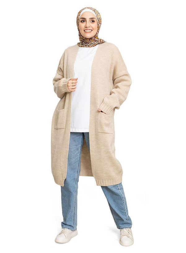 Gardenia E - Knit - Long Cardigan - Khotwh