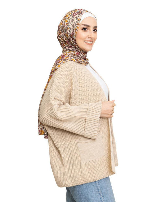 Gardenia Upside Sleeve Cardigan - Khotwh