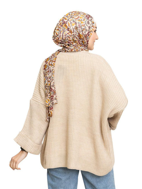 Gardenia Upside Sleeve Cardigan - Khotwh