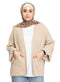 Gardenia Upside Sleeve Cardigan - Khotwh