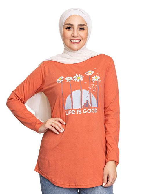 Ginger Printed Long - Sleeve Design 27 - Khotwh
