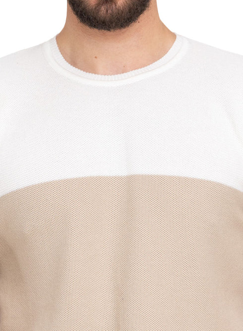 G.Latte F - S.Knit Round T-shirt - Khotwh
