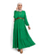 Green Basic Dress - Khotwh