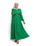 Green Basic Dress - Khotwh