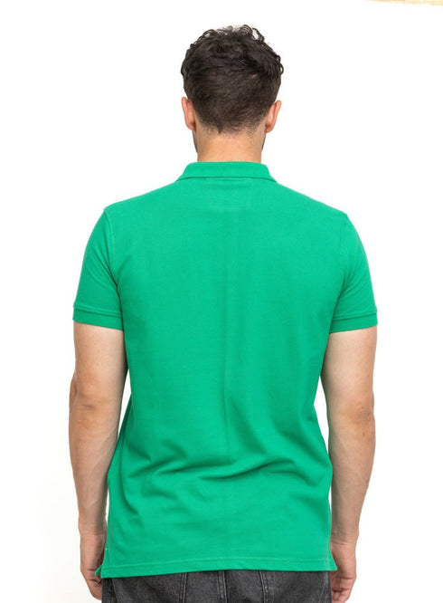 Green Basic Polo - Khotwh