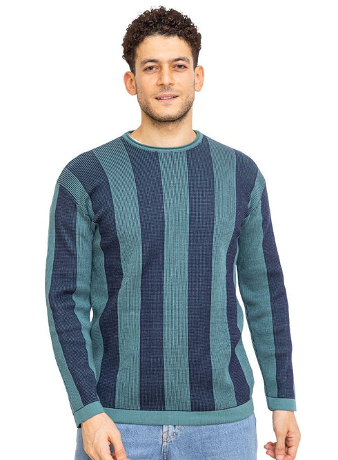 Green - Design 0107 BS - Round Pullover - Khotwh