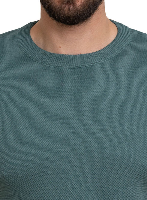Green Design 1151Knit Rount T-Shirt - Khotwh