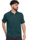 Green Design 3868VIG - Zipper Squares Polo - Khotwh