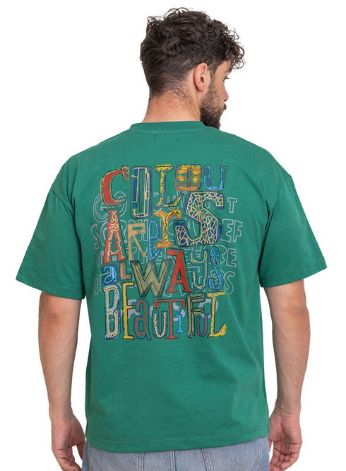 Green Design 3899VIG - O - S Round T-shirt - Khotwh