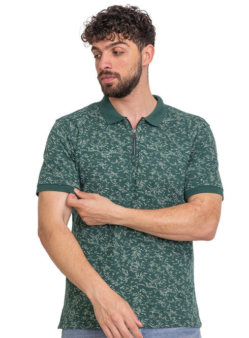 Green Design 411Knit Polo Neck - T-Shirt - Khotwh