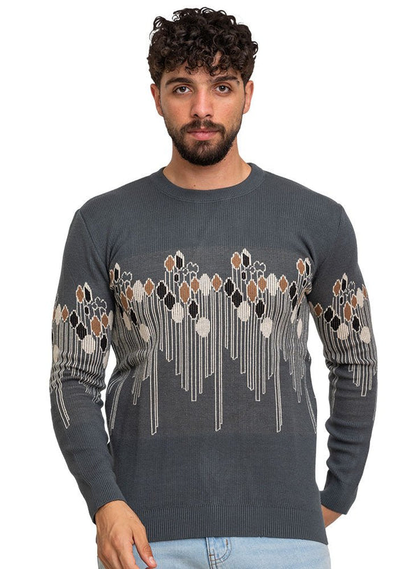 Green - Design120 - 1 Br - Striped Pullover - Khotwh