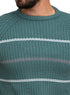 Green - Design176 Br - Round Pullover - Khotwh