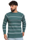 Green - Design176 Br - Round Pullover - Khotwh