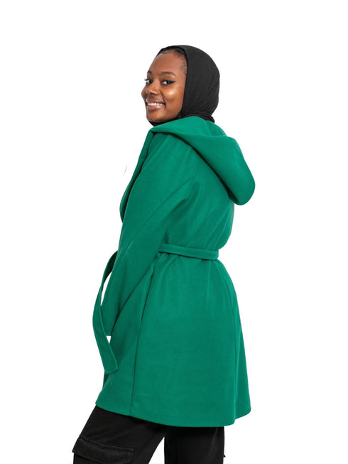 Green Feather Jacket - Khotwh