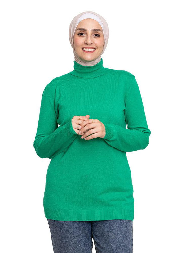 Green High Cool Pullover Free Size - Khotwh