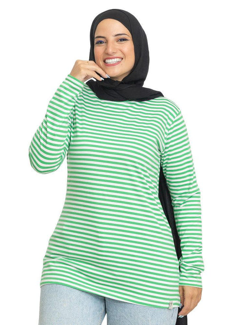 Green Lines Long Sleeve - Khotwh