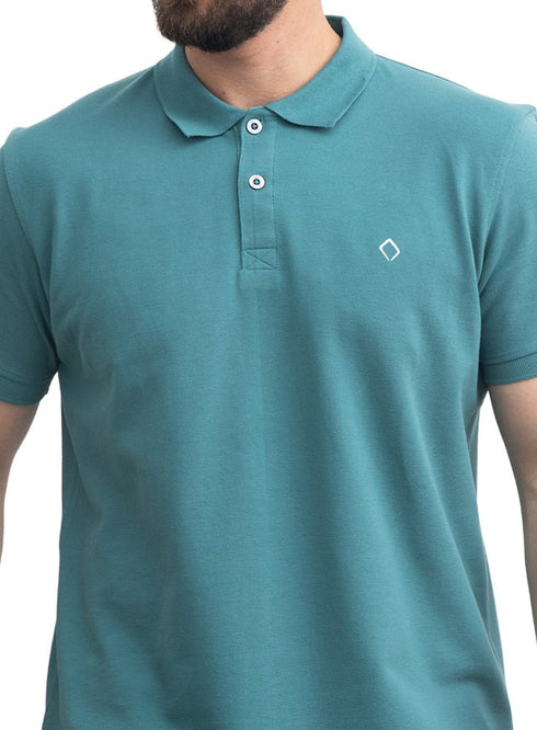 Green Olive Basic Polo - Khotwh