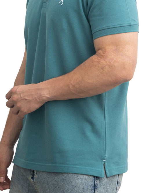 Green Olive Basic Polo - Khotwh
