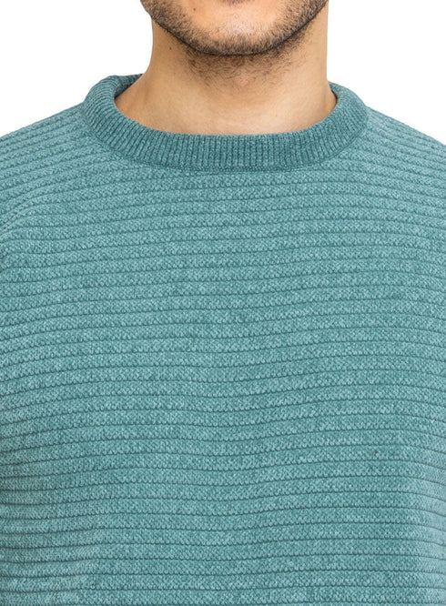 Green Olive - Design 0100 BS - Round Pullover - Khotwh