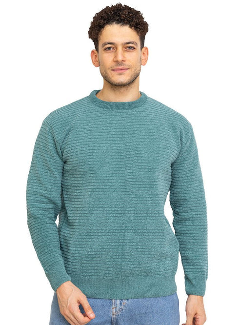 Green Olive - Design 0100 BS - Round Pullover - Khotwh