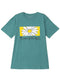 Green Olive Printed O.S Short - Sleeve Design 12 - Khotwh