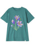 Green Olive Printed O.S Short - Sleeve Design 5 - Khotwh