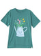 Green Olive Printed O.S Short - Sleeve Design 8 - Khotwh