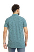 Green Olive Printed Polo Design 5 - Khotwh