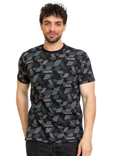 Green Olive Printed Round T-Shirt Design 2 - Khotwh