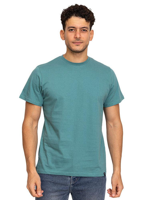 Green Olive Regular Round T-shirt - Khotwh