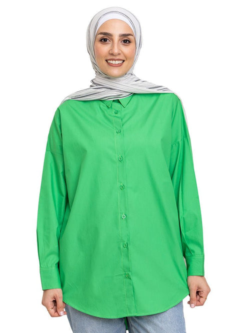 Green Over - Size Shirt - Khotwh