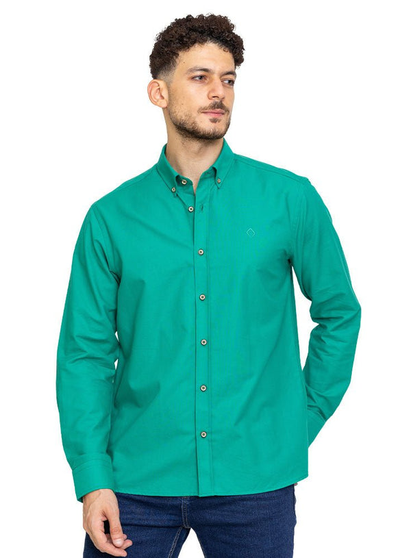 Green Oxford Shirt - Khotwh