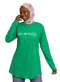 Green Printed Long - Sleeve Design 15 - Khotwh