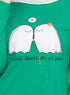 Green Printed Long - Sleeve Design 57 - Khotwh