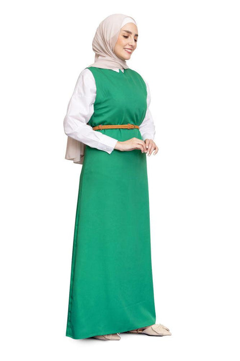 Green Sleeve - Less Dress - Khotwh