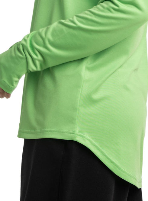 Green Sporting Long - Sleeve T-Shirt - Khotwh