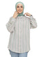 Green Stripped Over - Size Shirt - Khotwh