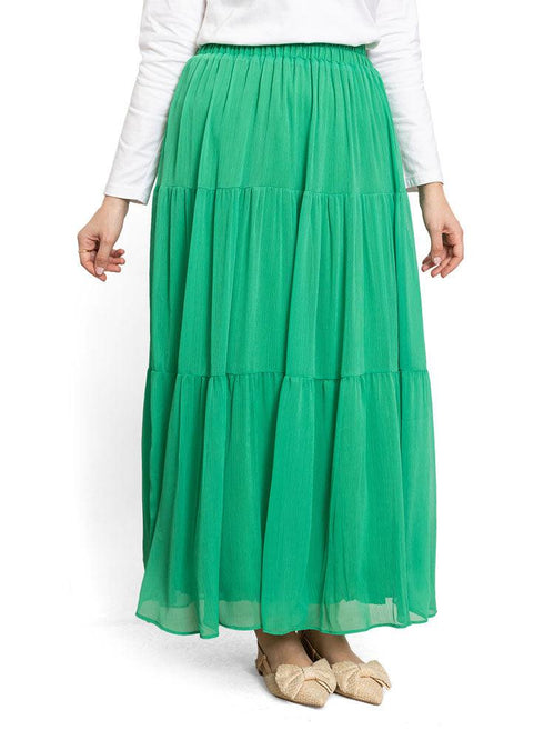 Green Urea Skirt - Khotwh