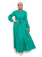 Green W.Button Dress - Khotwh